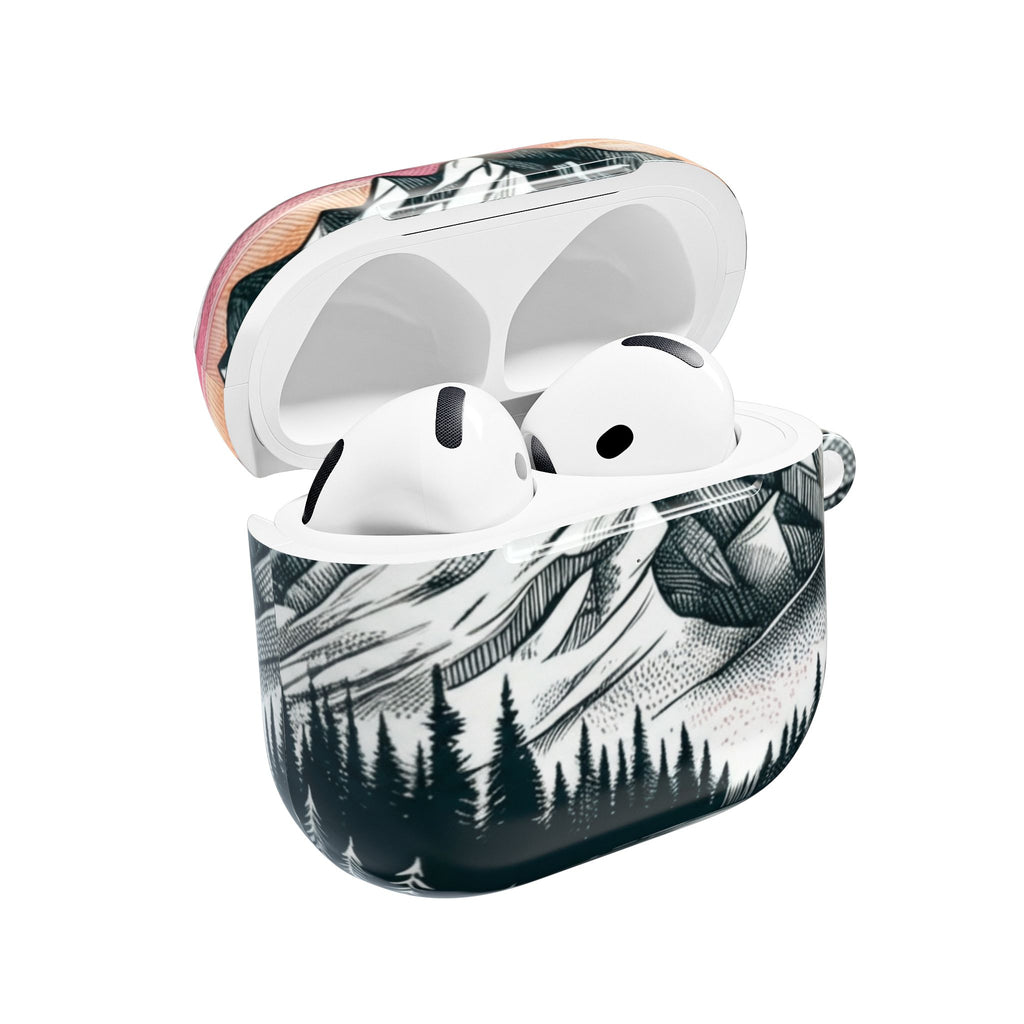Sunset Mountain Landscape AirPod Case
