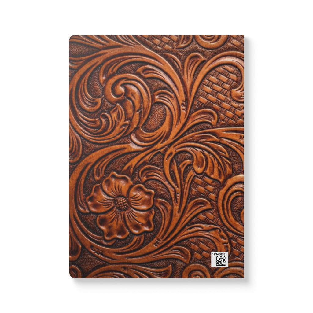 Tooled Leather Inspired Journal | Softcover Notebook