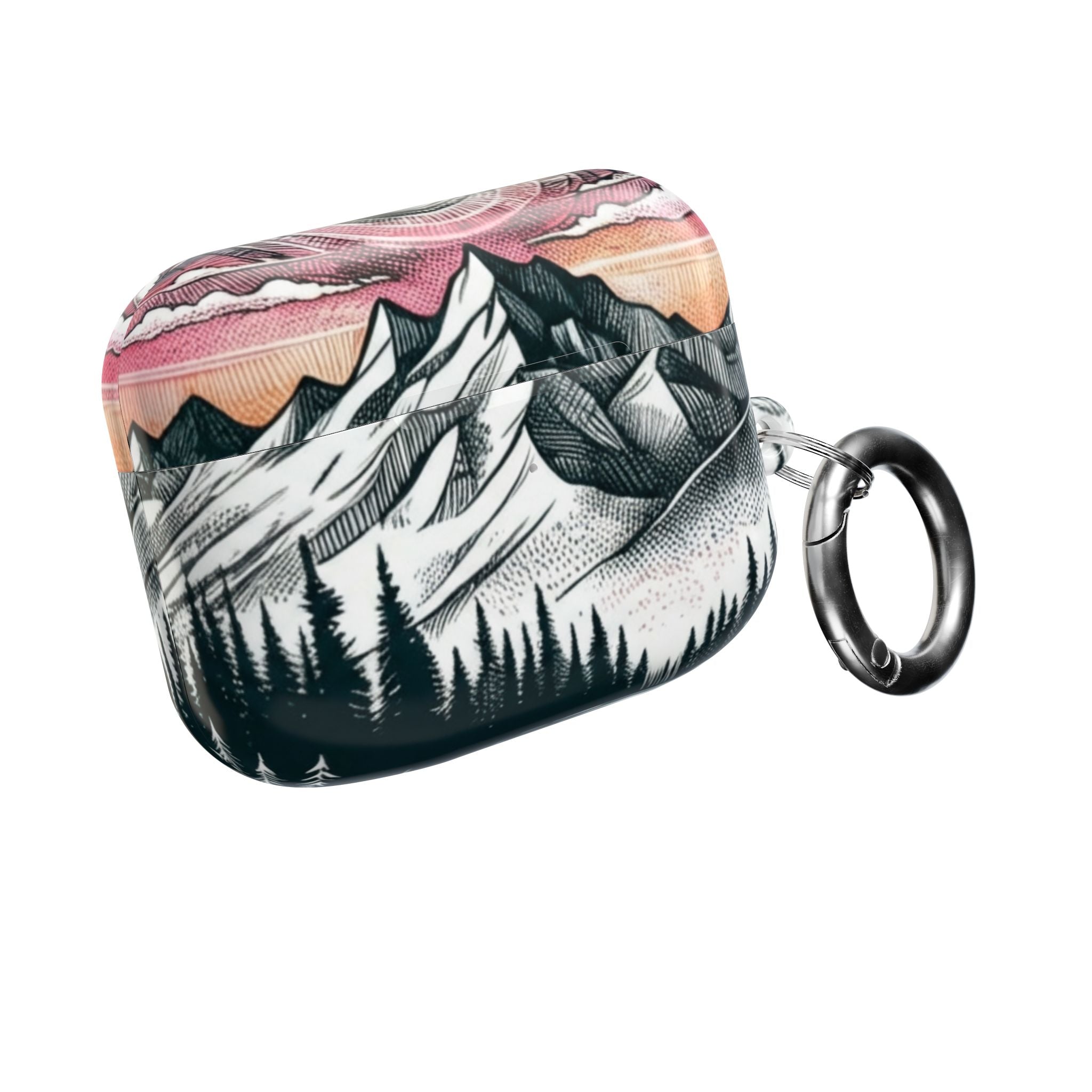 Sunset Mountain Landscape AirPod Case