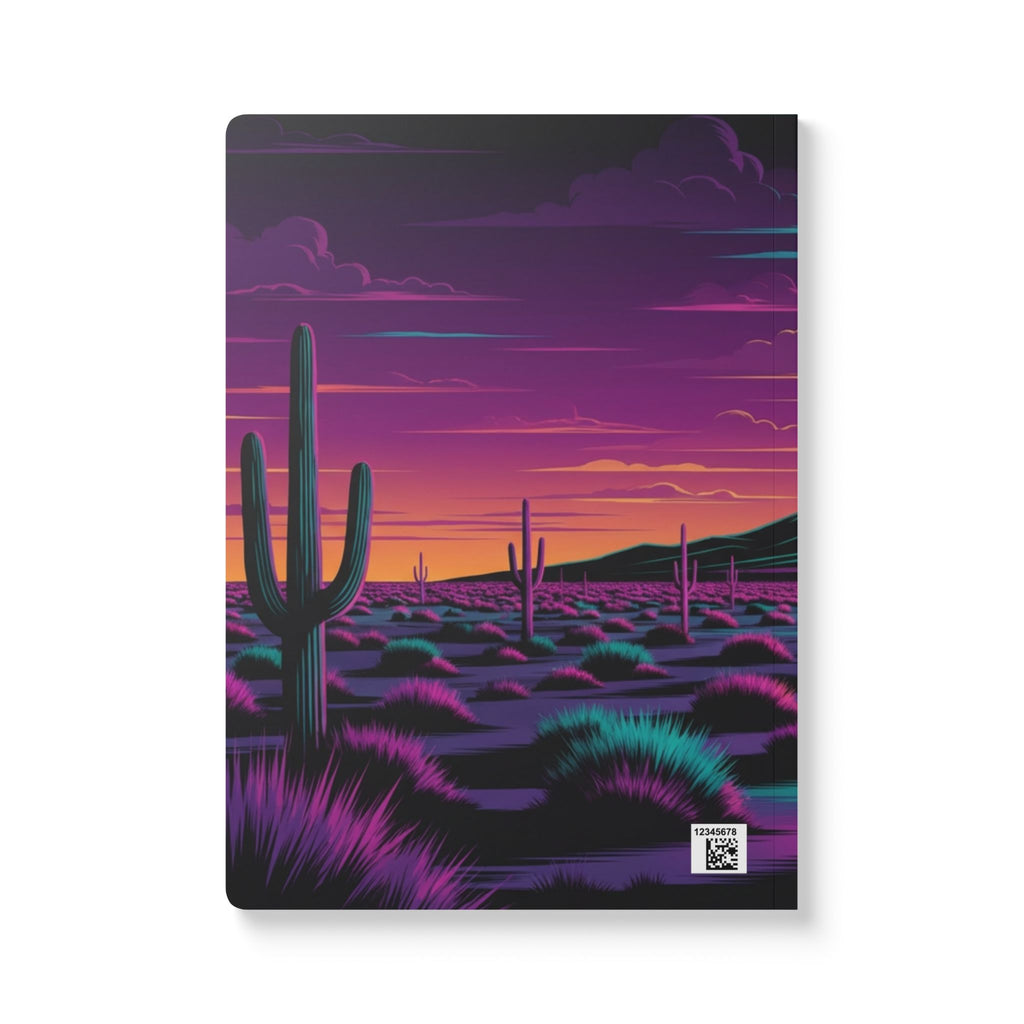 Neon Desert Sunset Journal