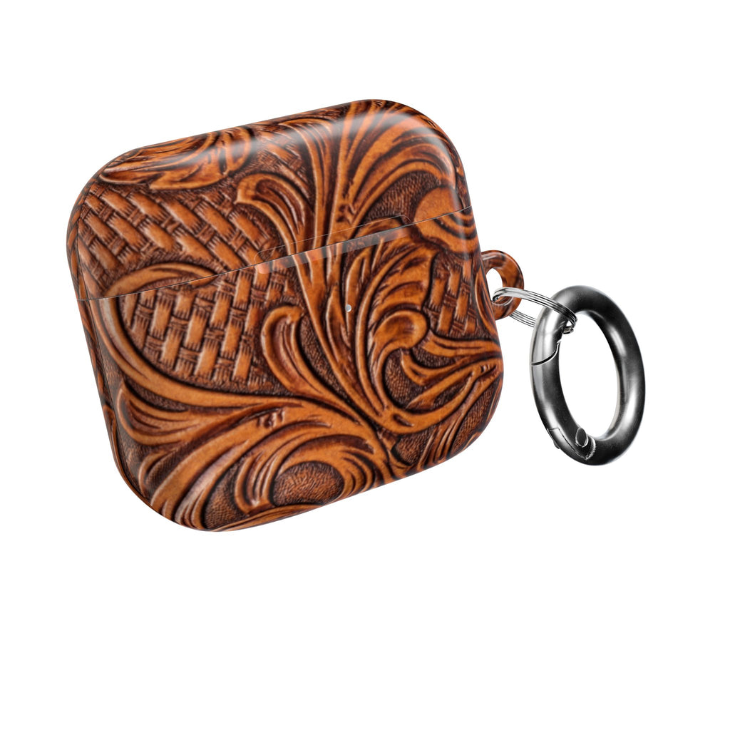Tooled Leather Inspired AirPod Case