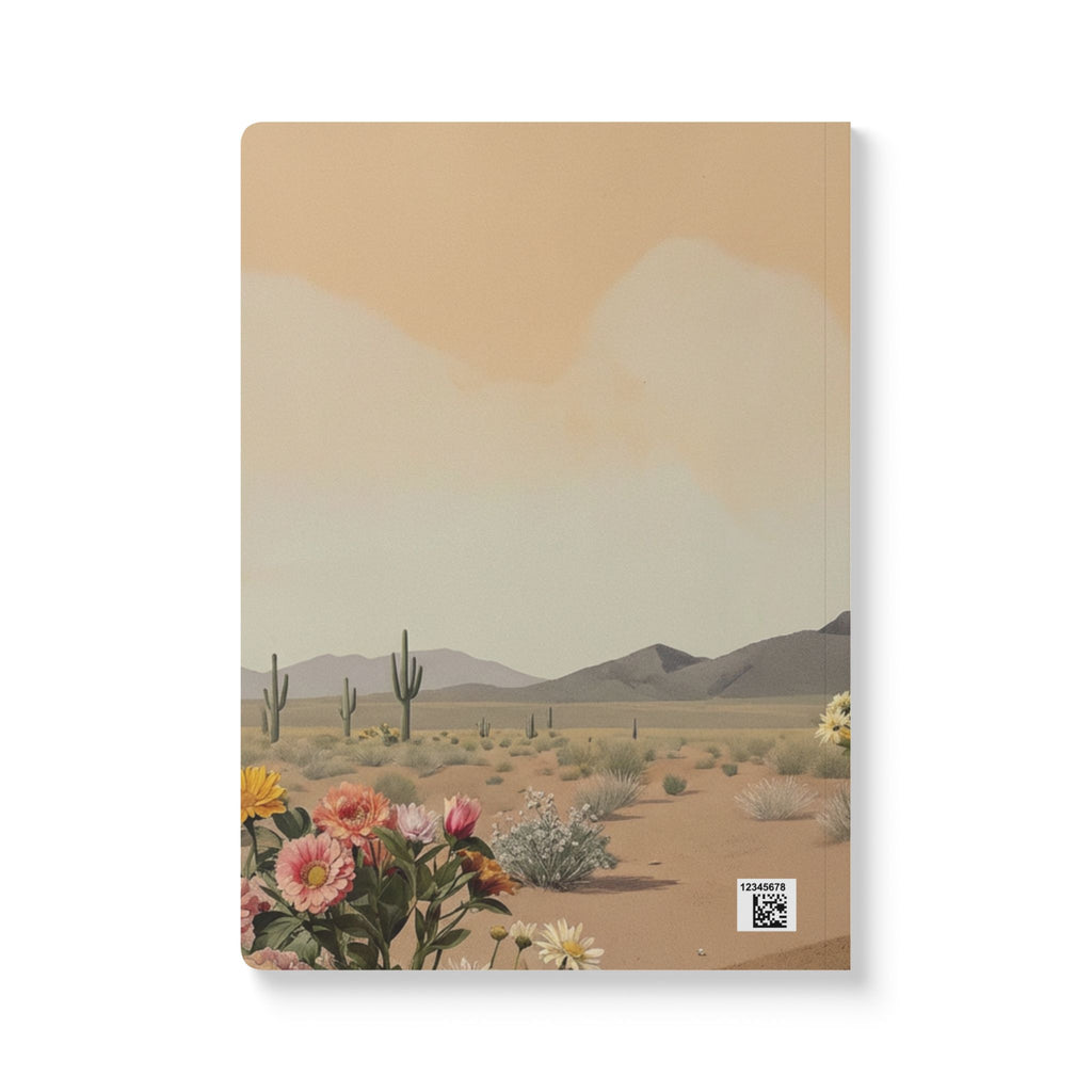 Desert Cactus Boots Illustration Journal | Softcover Notebook