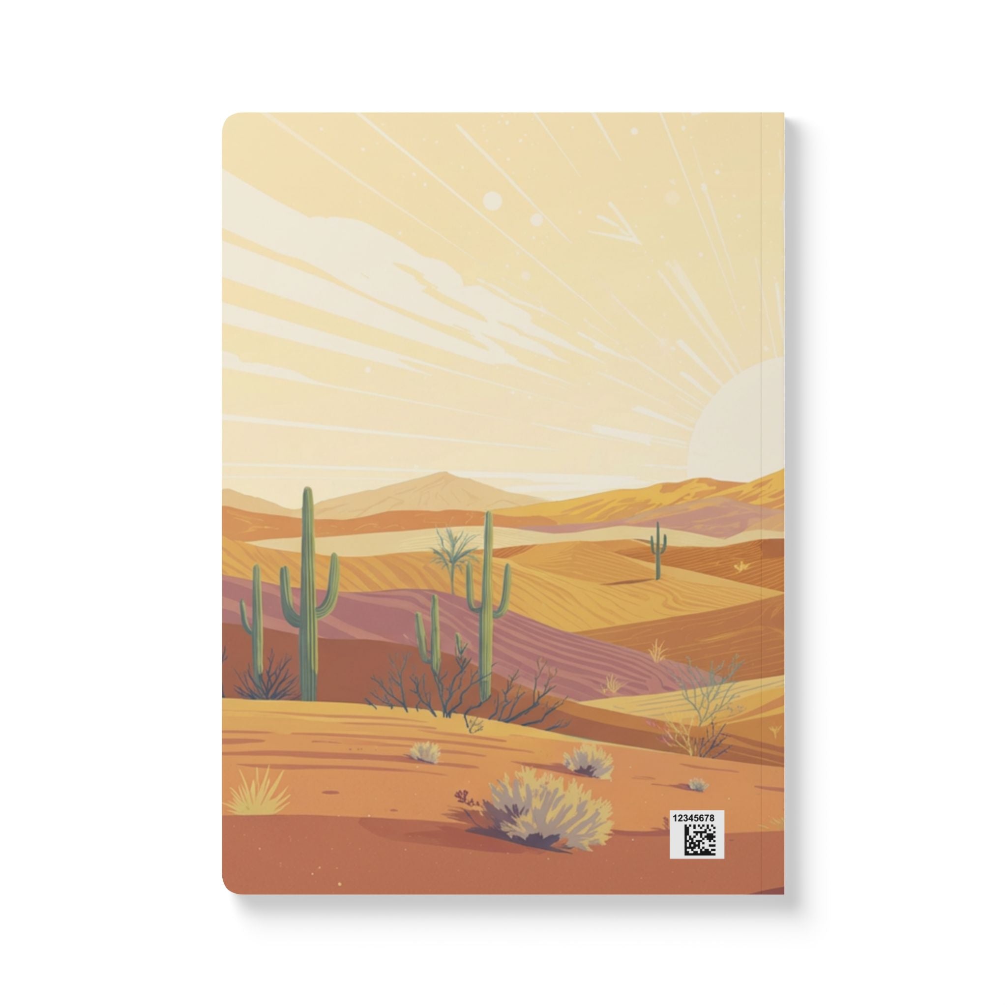 Desert Cactus Illustration Journal | Softcover Notebook