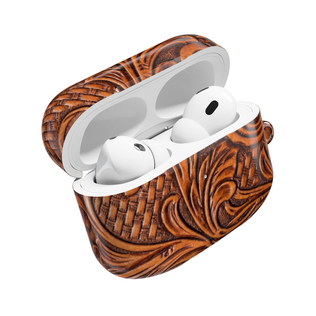Tooled Leather Inspired AirPod Case