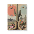 Desert Cactus Boots Illustration Journal | Softcover Notebook