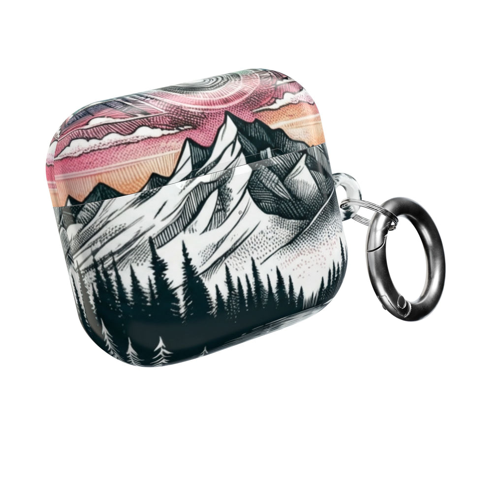 Sunset Mountain Landscape AirPod Case