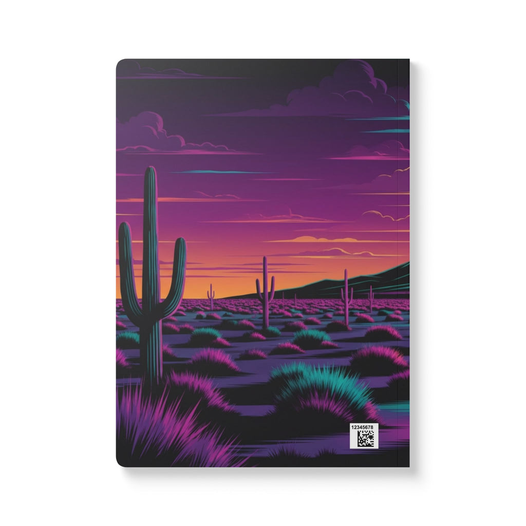 Neon Desert Sunset Journal