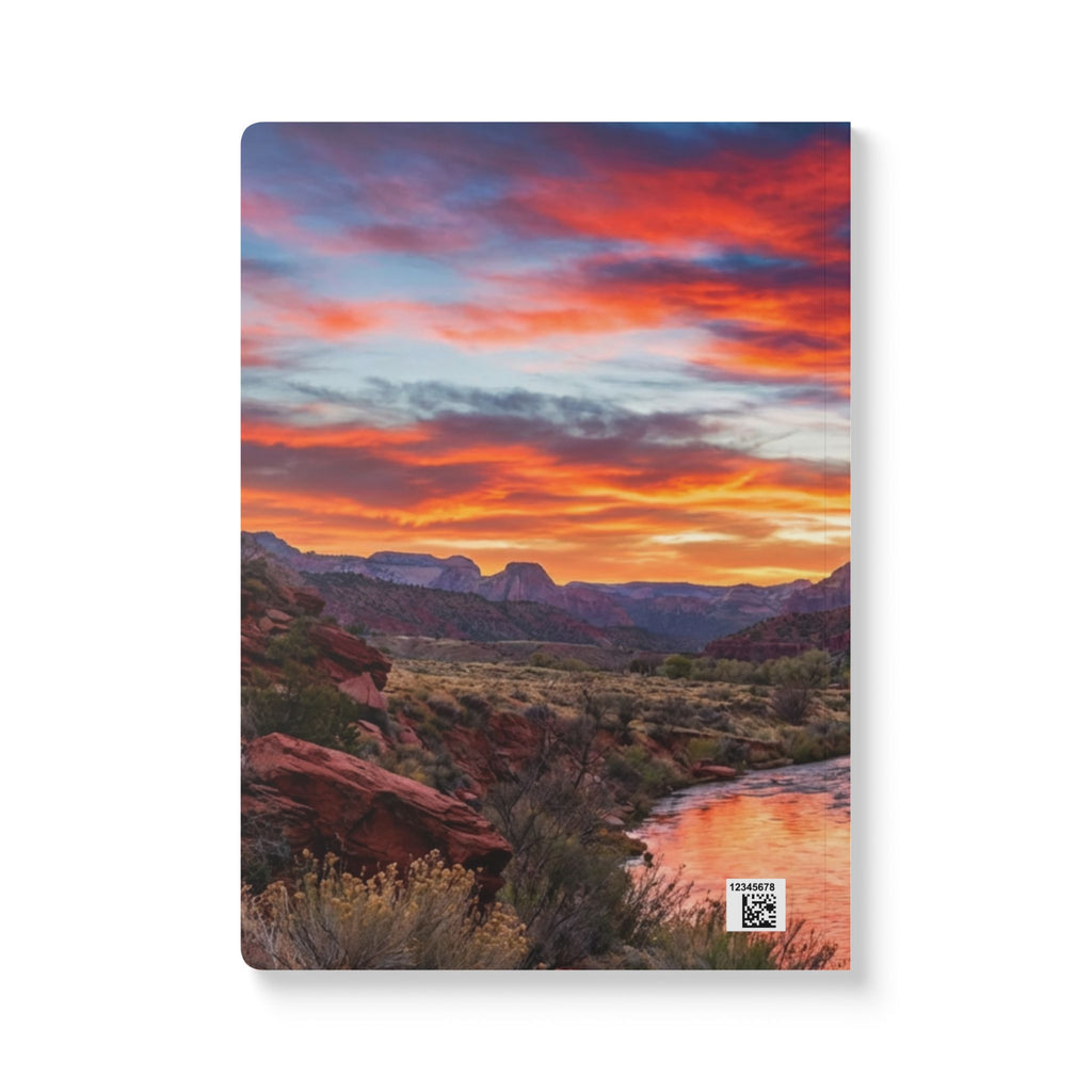 Zion National Park Inspired Sunset Journal
