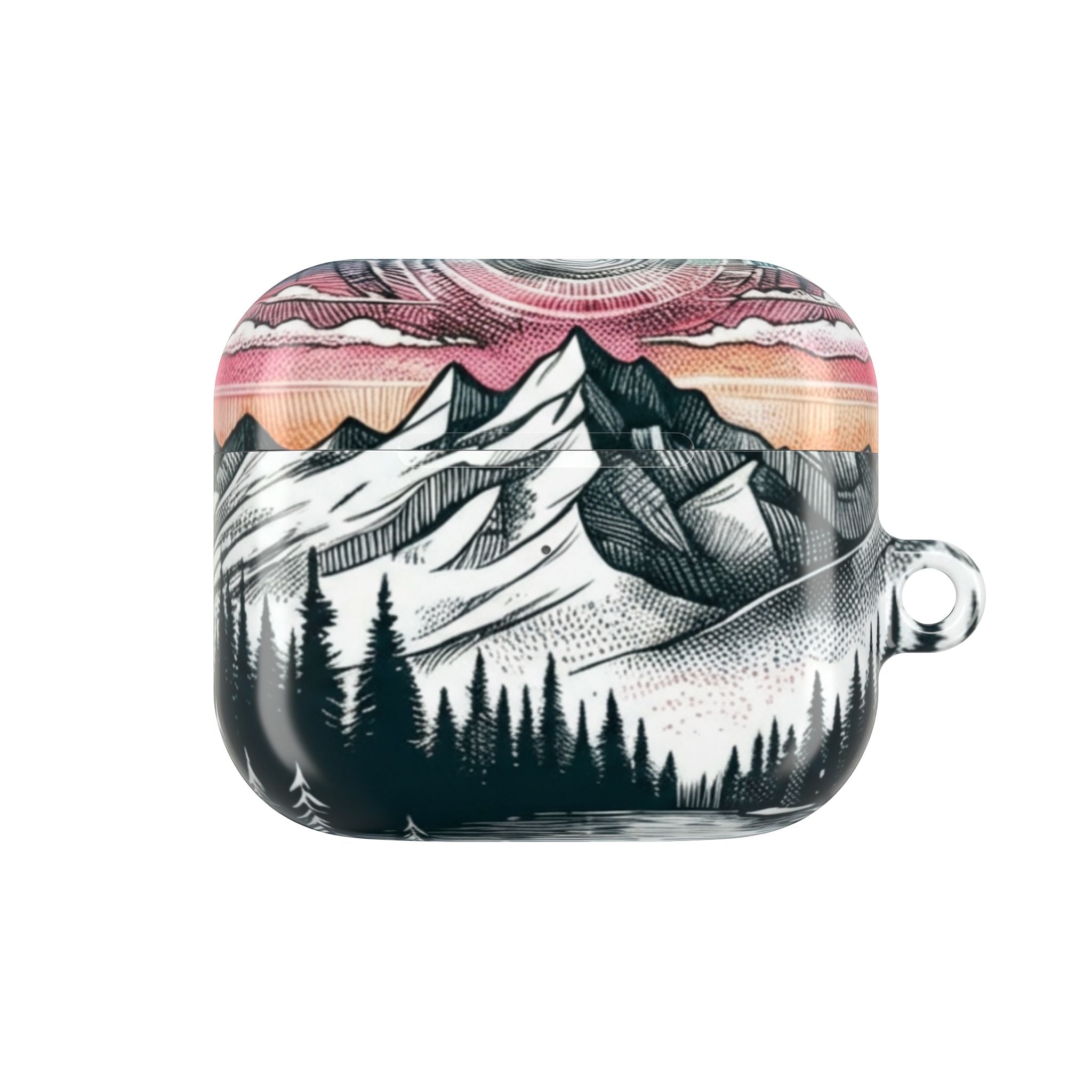 Sunset Mountain Landscape AirPod Case