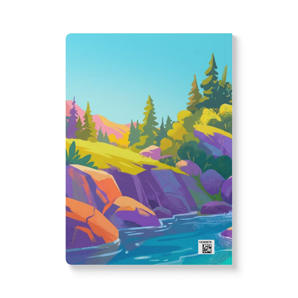 Mountain River Illustration Journal | Softcover Notebook