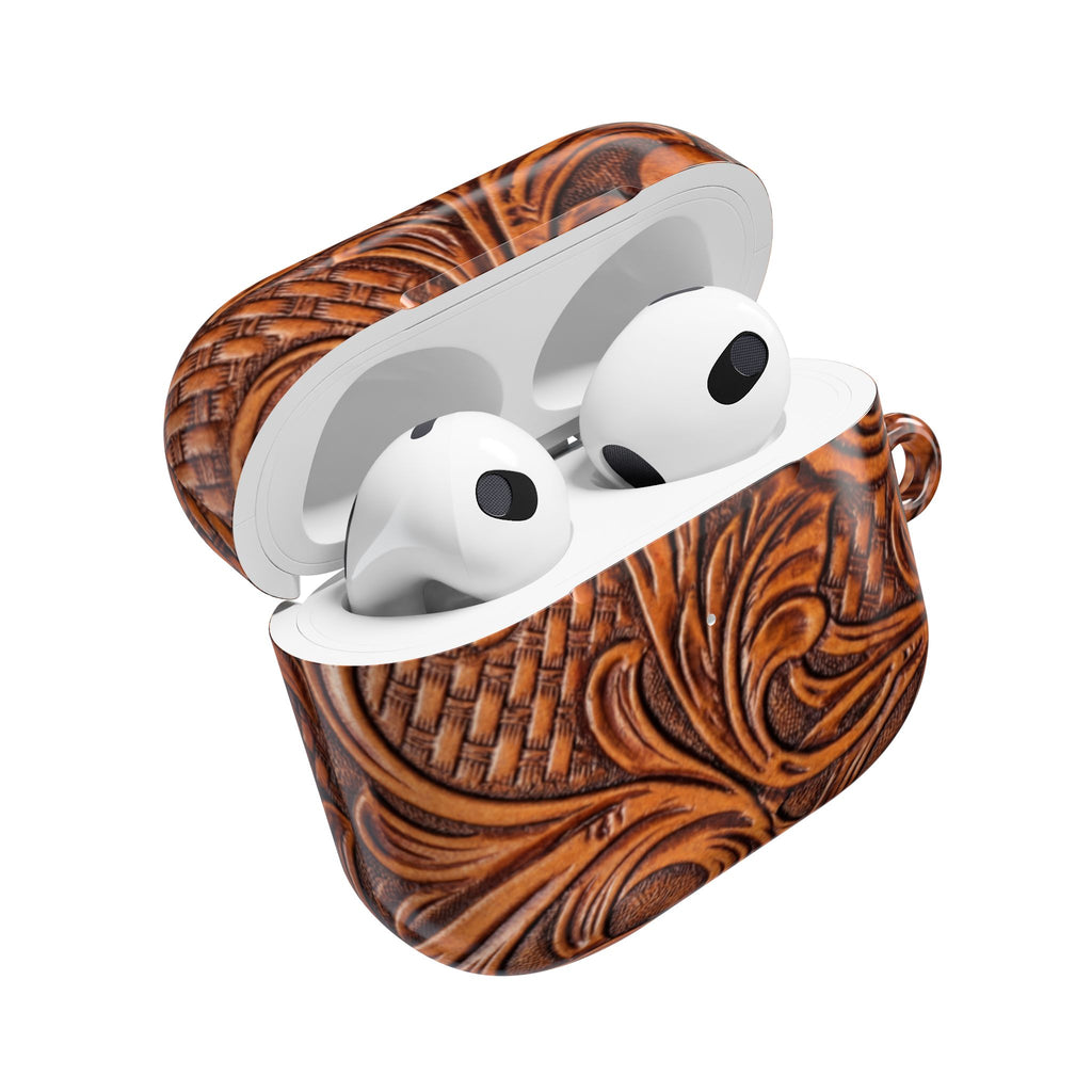 Tooled Leather Inspired AirPod Case