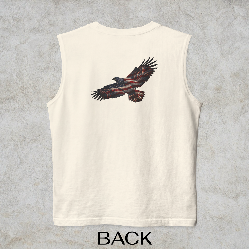Patriotic Soaring Eagle Tank Top