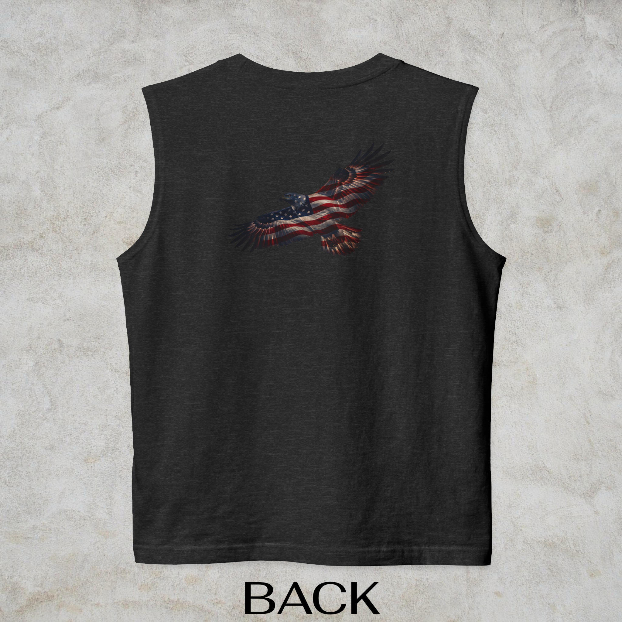 Patriotic Soaring Eagle Tank Top