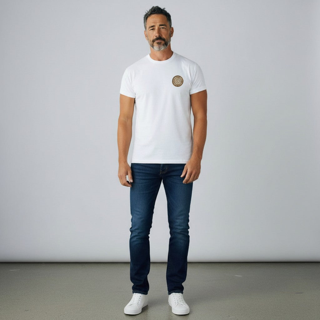 Retro 1776 Chest Logo T‑Shirt