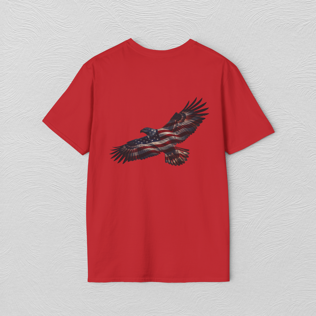 Retro 1776 Chest Logo T‑Shirt