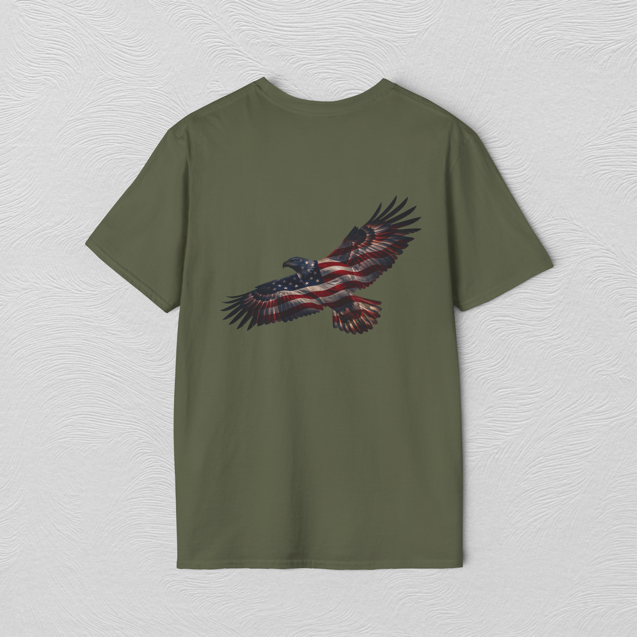 Retro 1776 Chest Logo T‑Shirt