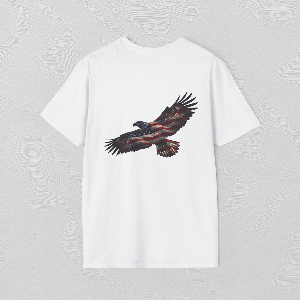 Retro 1776 Chest Logo T‑Shirt