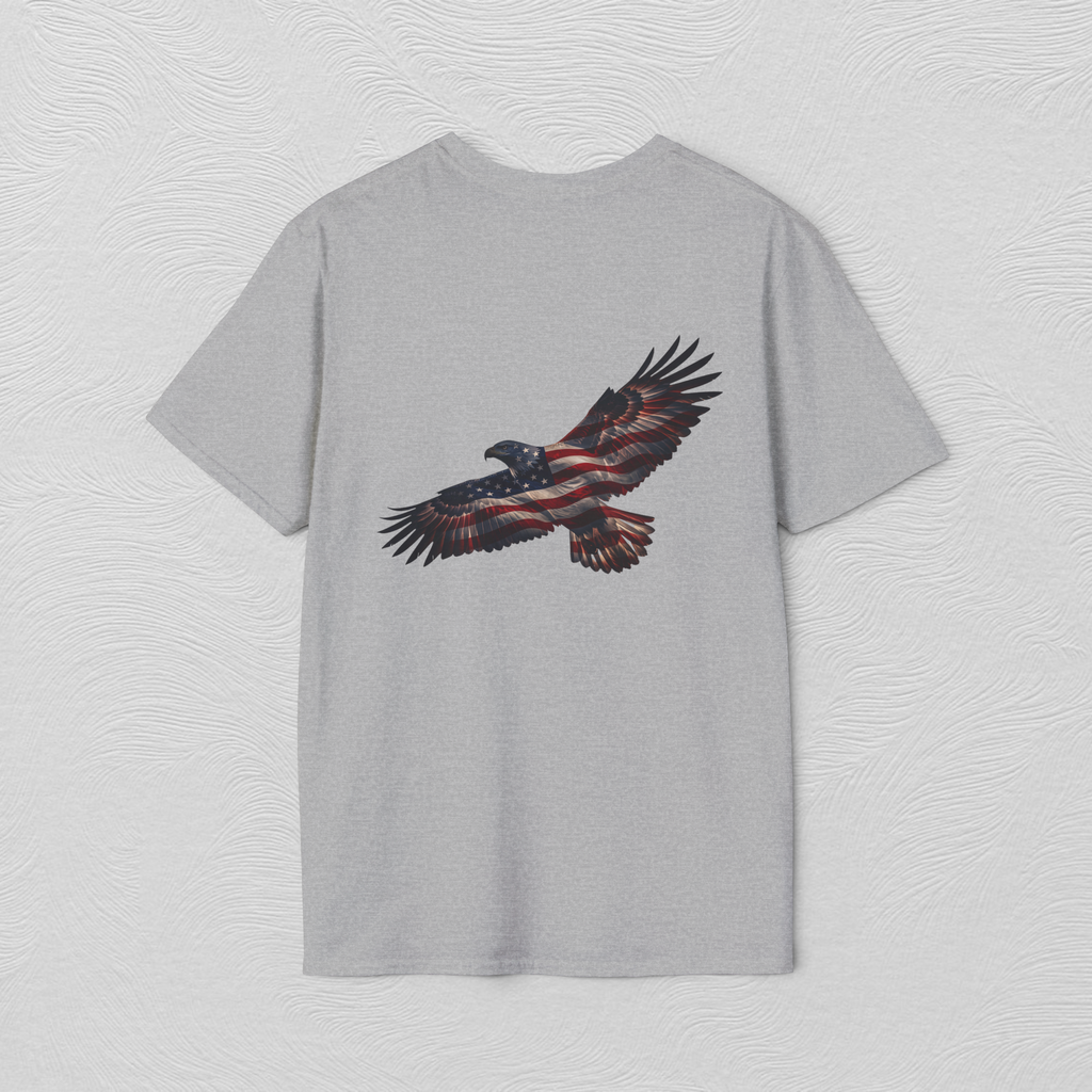 Retro 1776 Chest Logo T‑Shirt