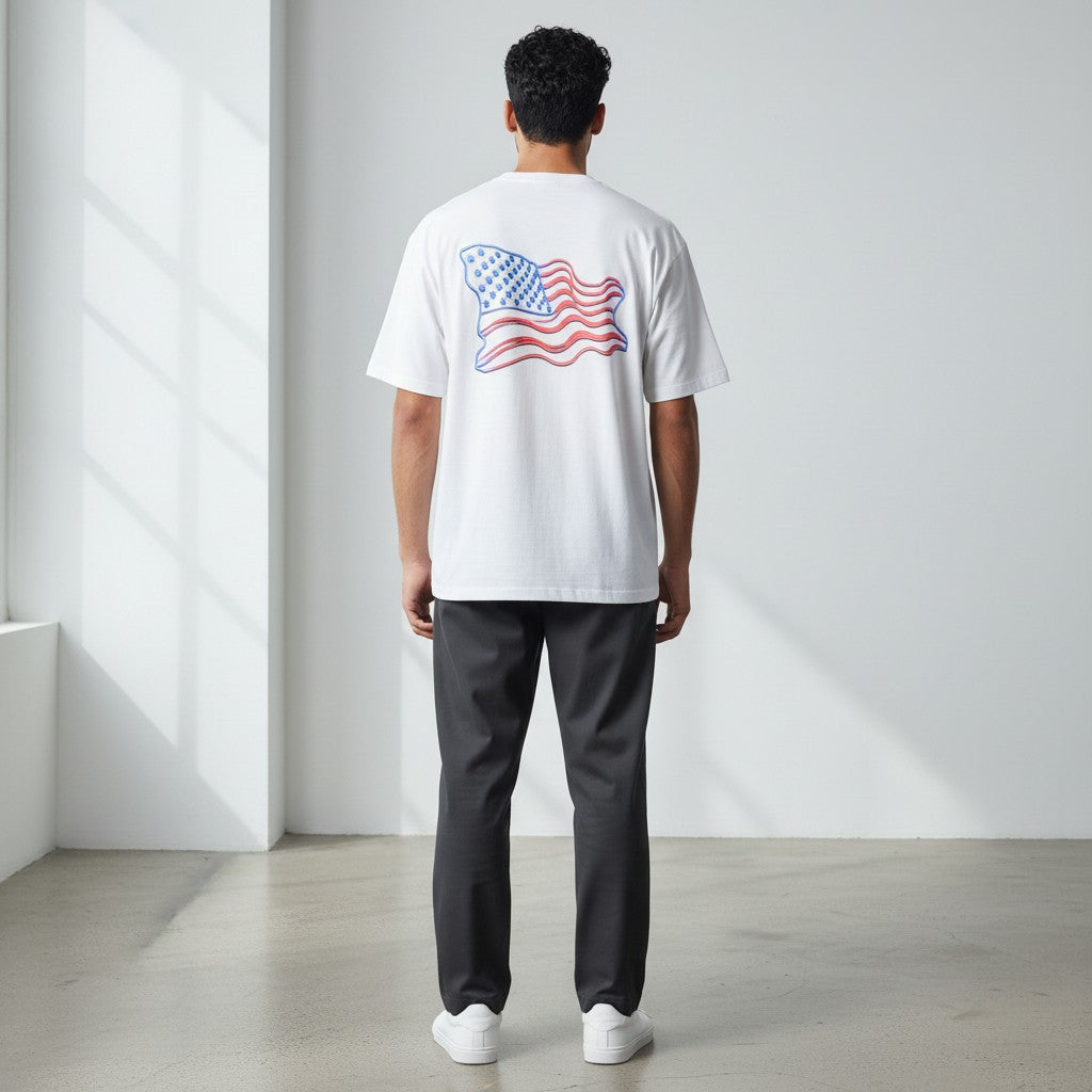 Neon Flag Tee