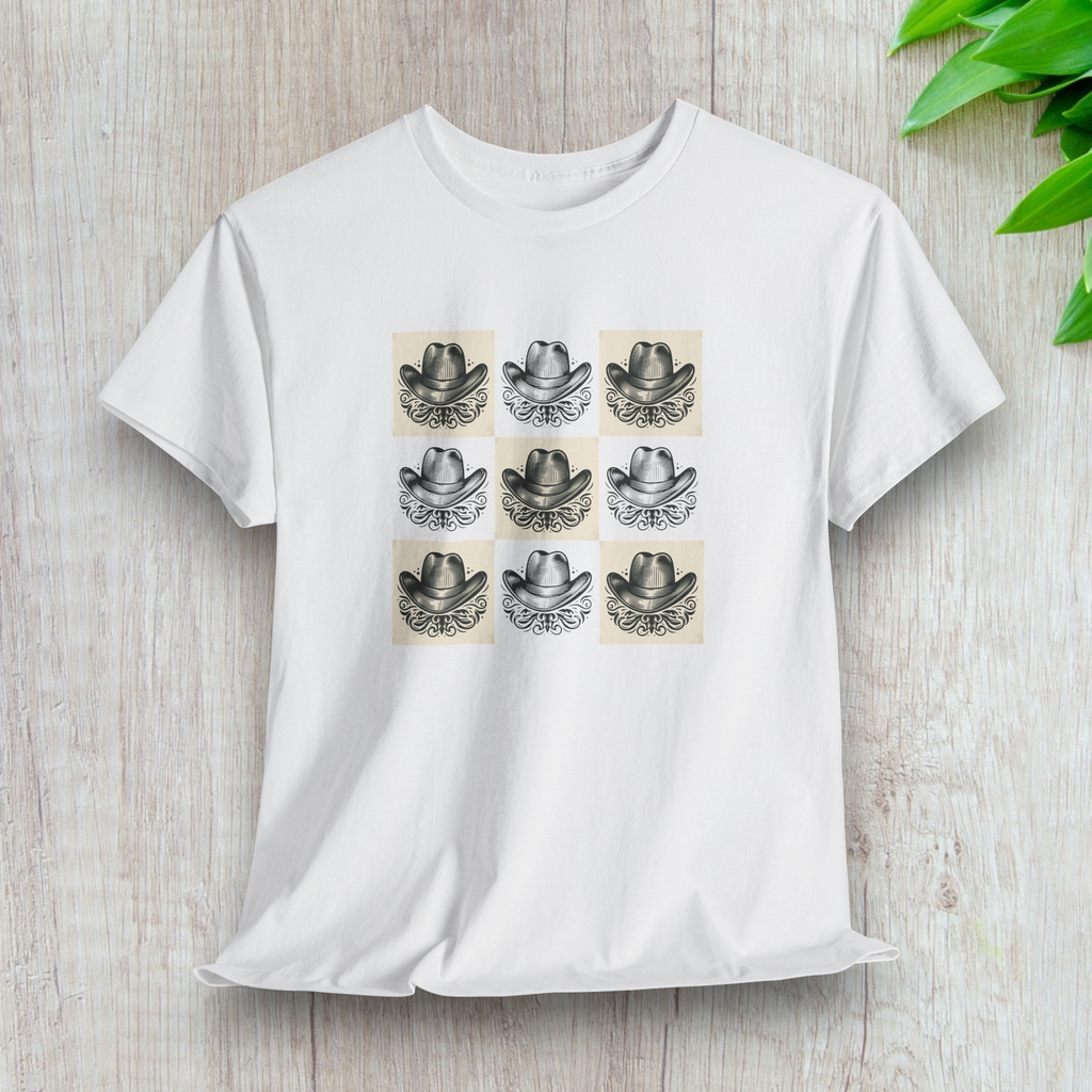 Cowboy Hat Graphic T-Shirt | Western Vintage Unisex Tee
