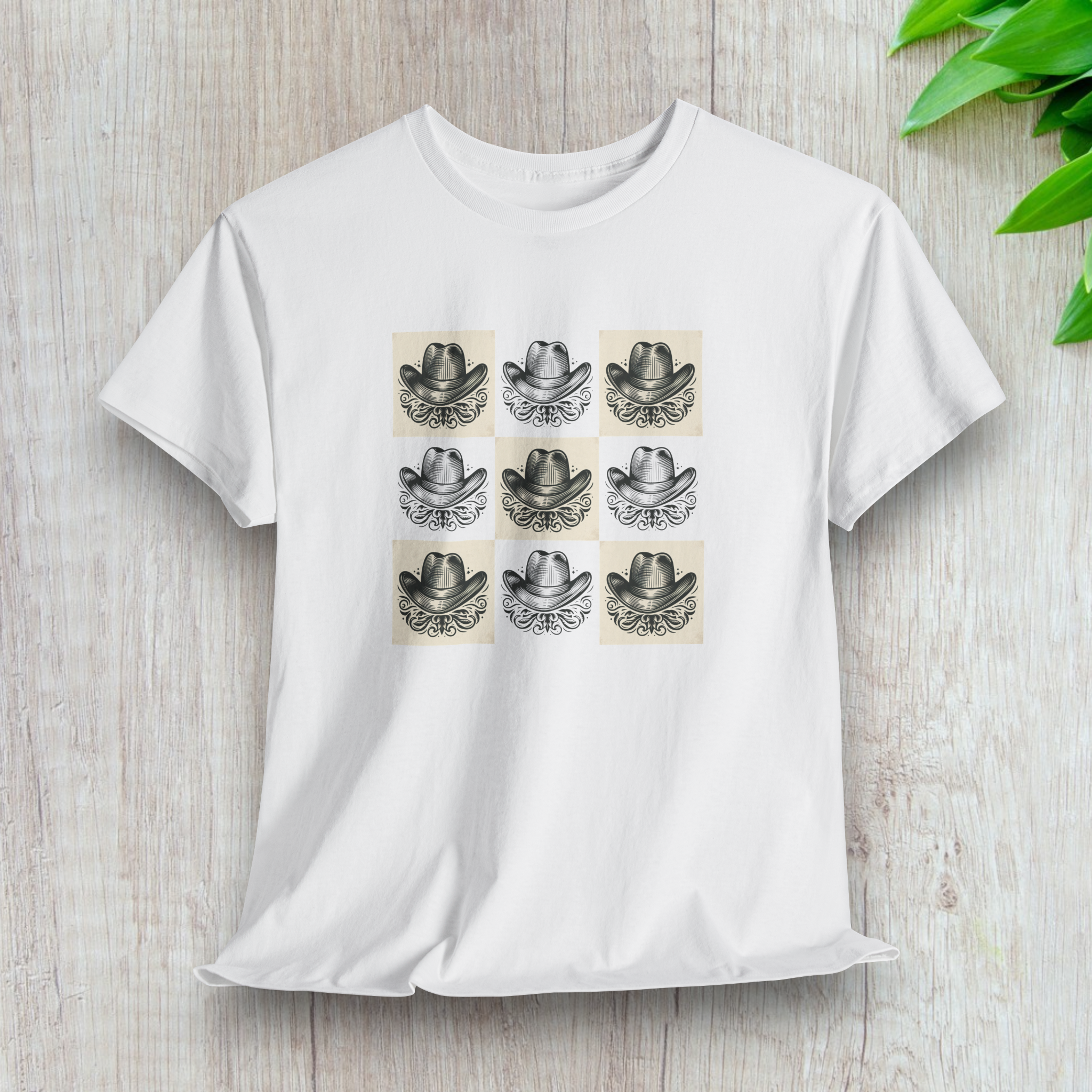 Cowboy Hat Graphic T-Shirt | Western Vintage Unisex Tee