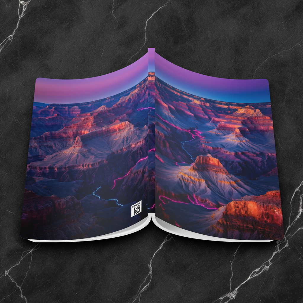 Neon Grand Canyon Landscape Journal