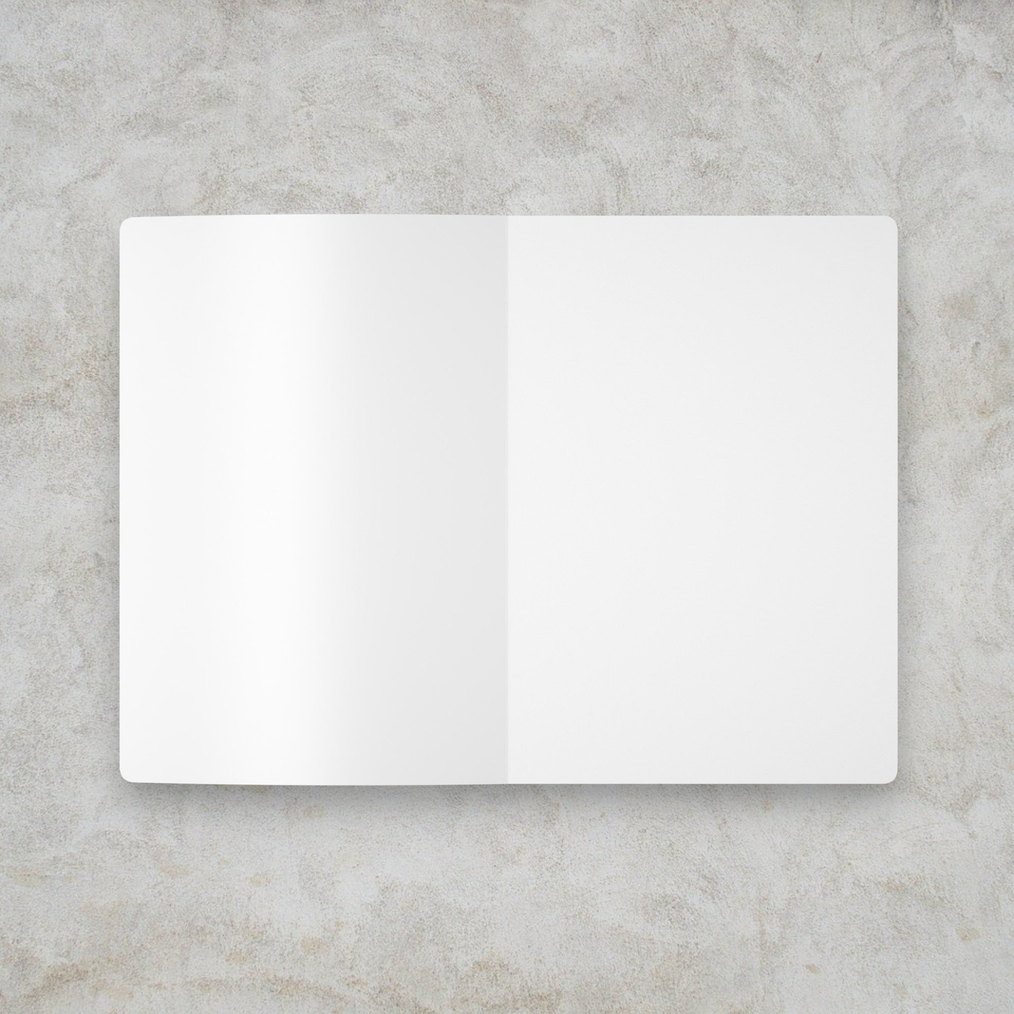 Retro Geometric Mountains journal | softcover notebook