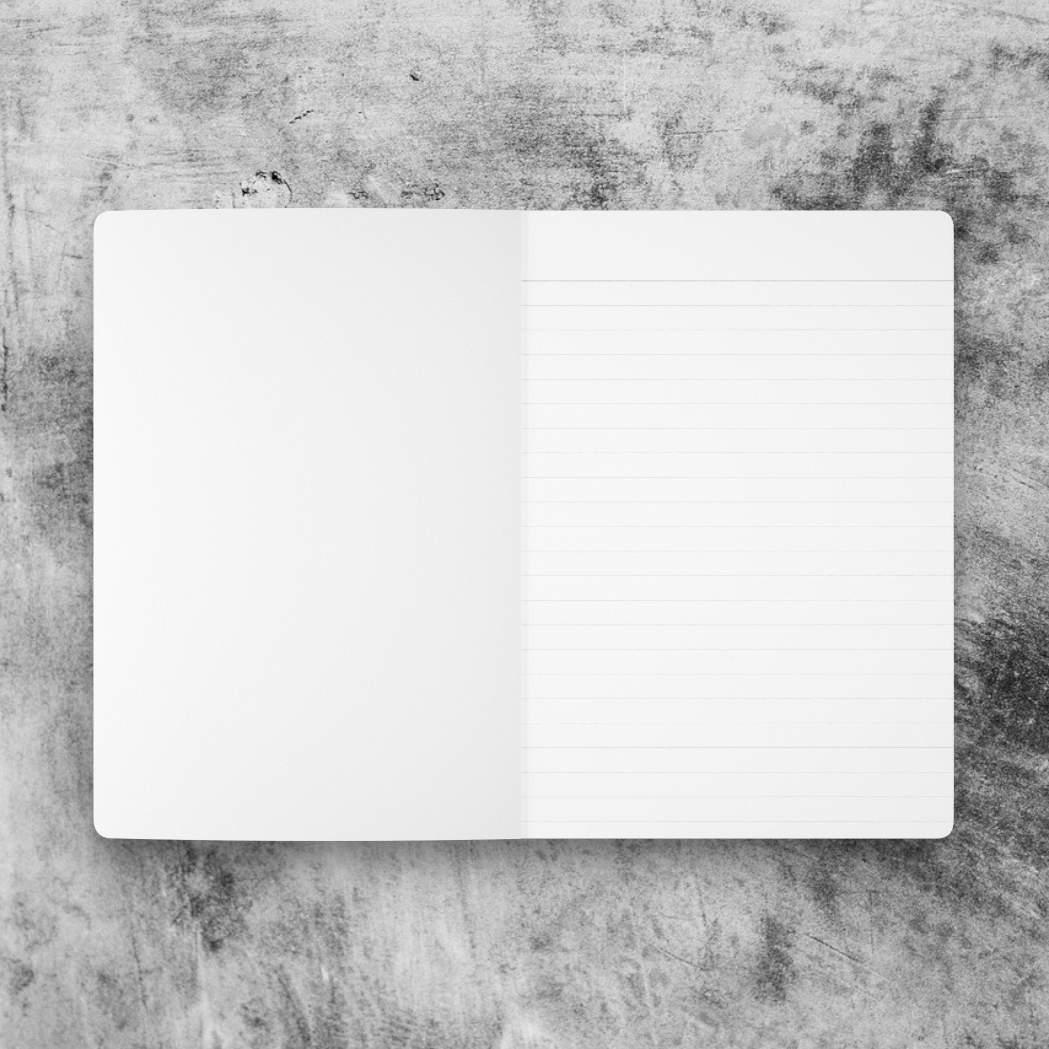 Retro Vaporwave Mountain Sunset Journal | Softcover Notebook
