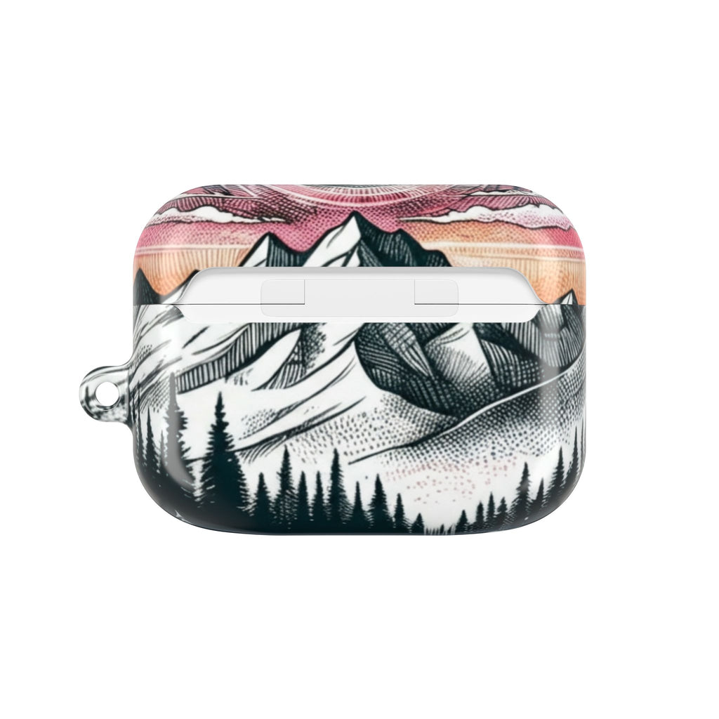 Sunset Mountain Landscape AirPod Case