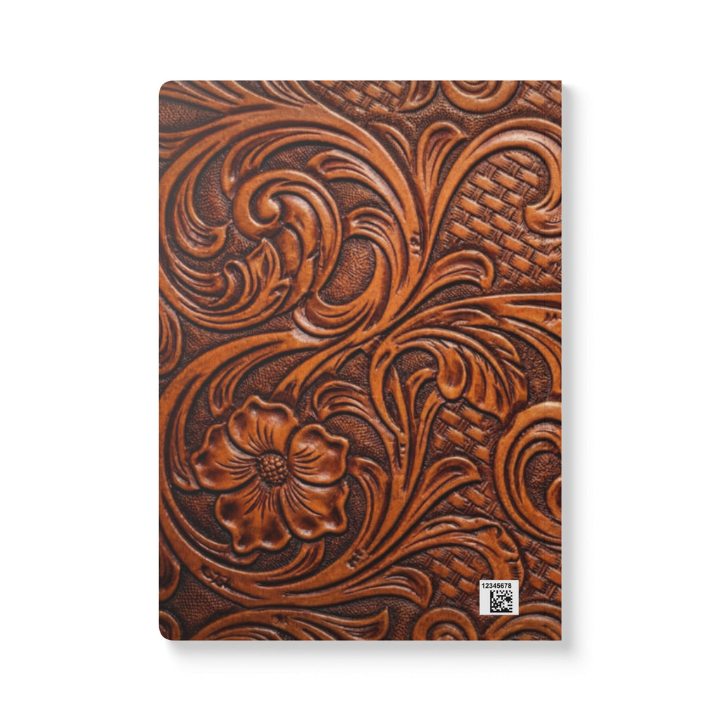 Tooled Leather Inspired Journal | Softcover Notebook