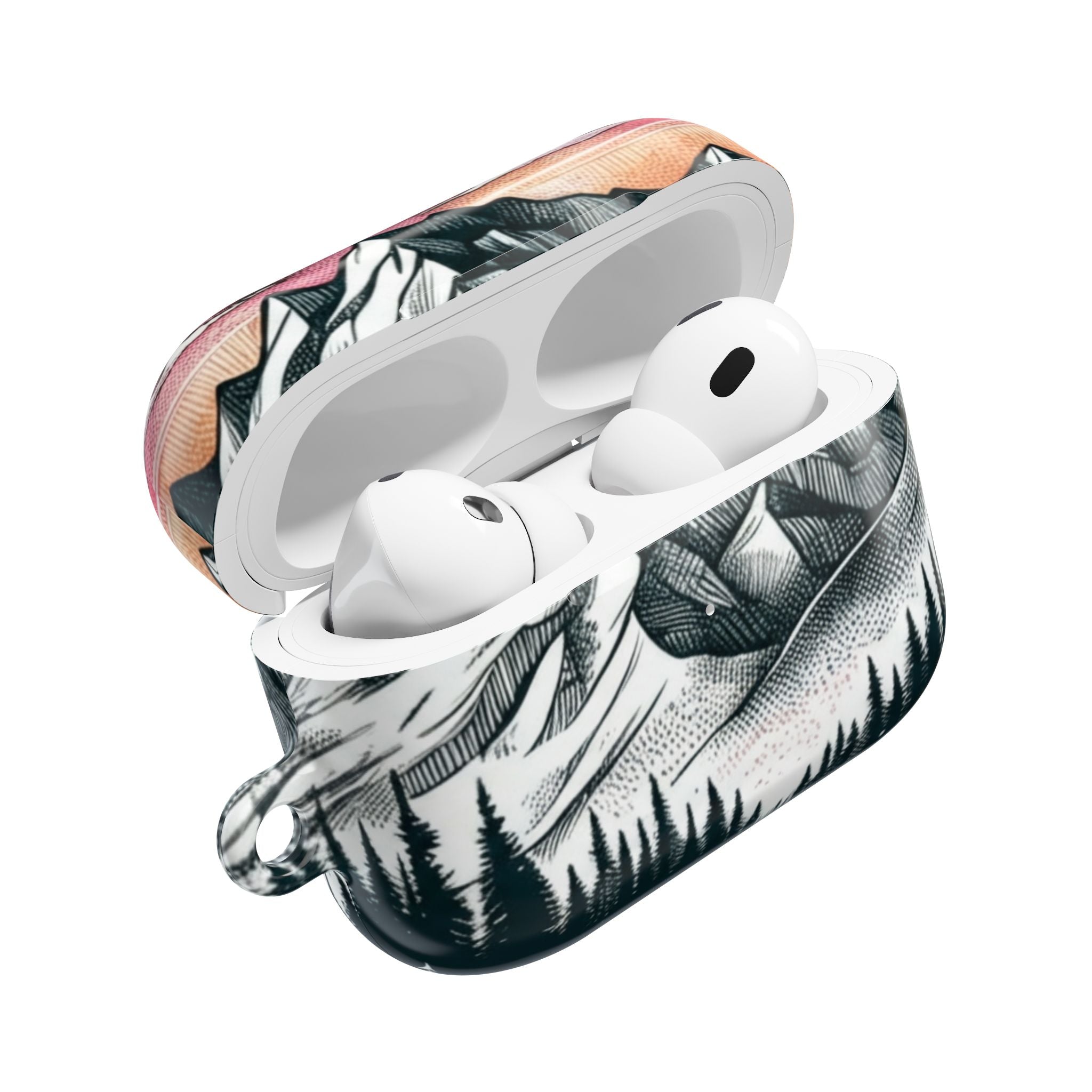 Sunset Mountain Landscape AirPod Case