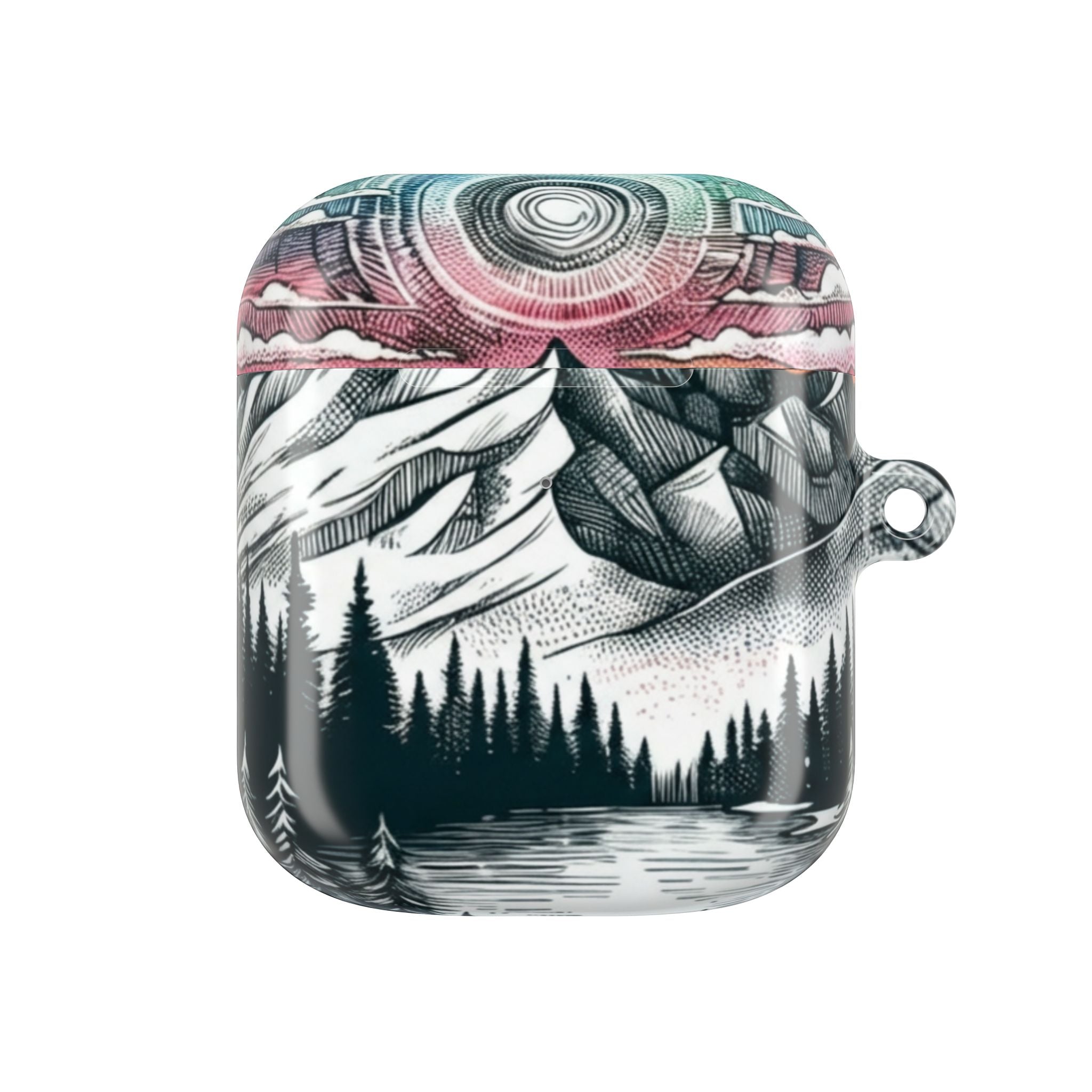 Sunset Mountain Landscape AirPod Case