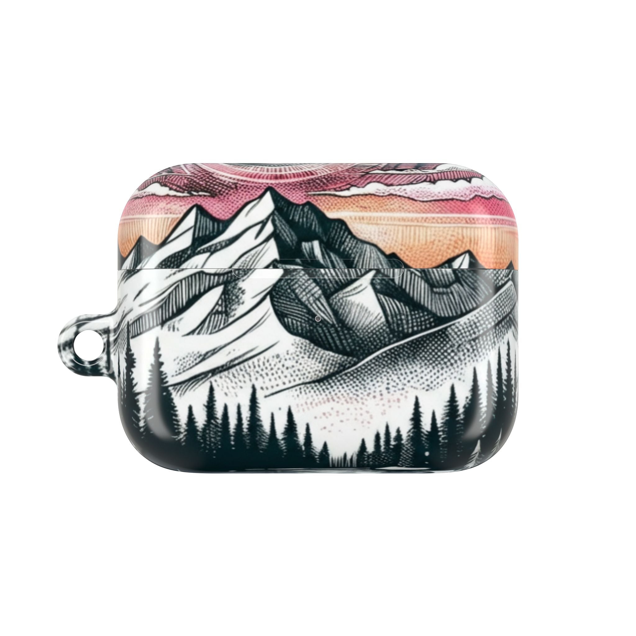 Sunset Mountain Landscape AirPod Case