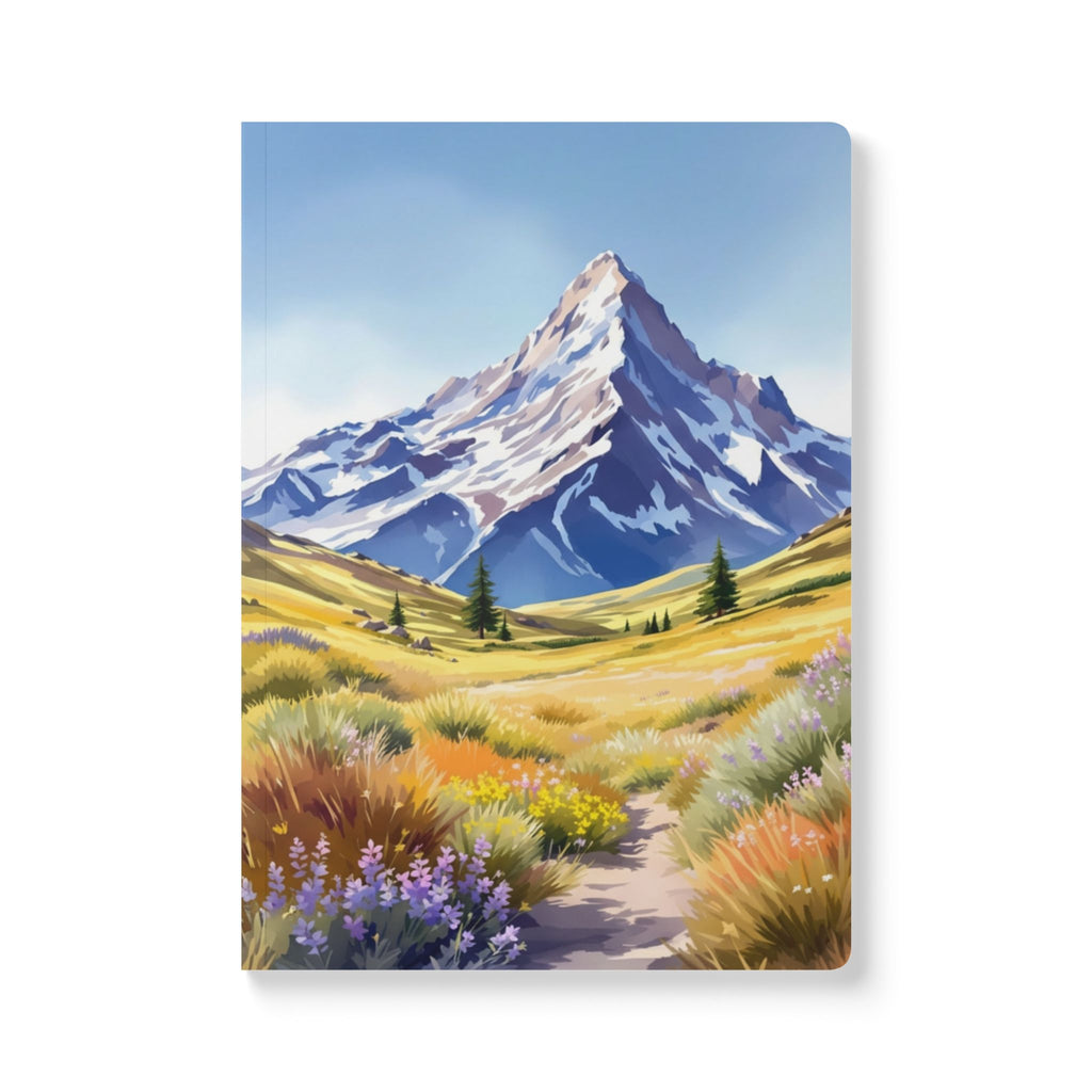 Mountain Meadow Illustration Journal | Softcover Notebook
