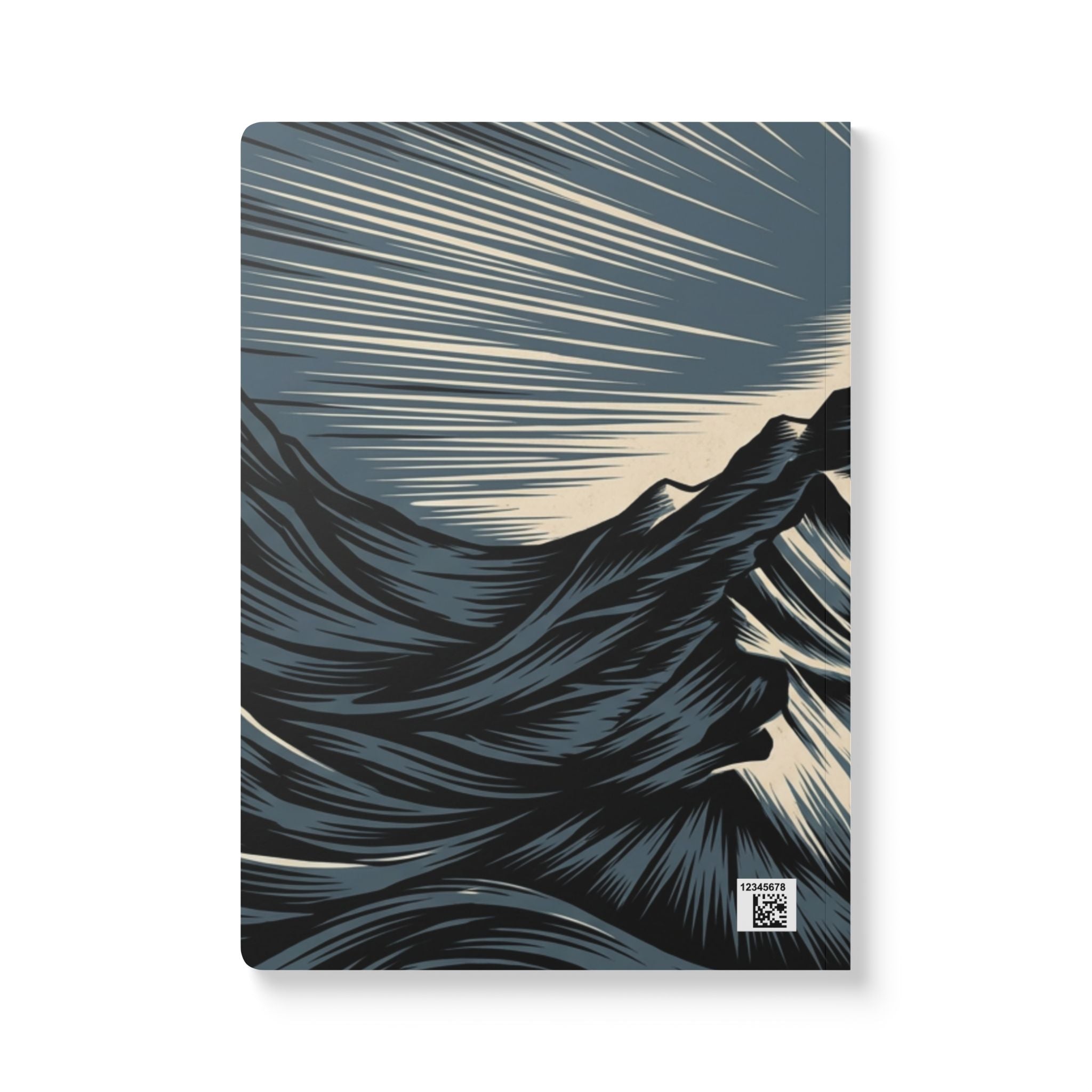 Mountain Landscape Journal | Illustrated Peak Softcover Notebook