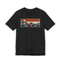 Retro Mountain Graphic Tee | Vintage Sunset Nature T-Shirt for Hikers & Outdoor Lovers