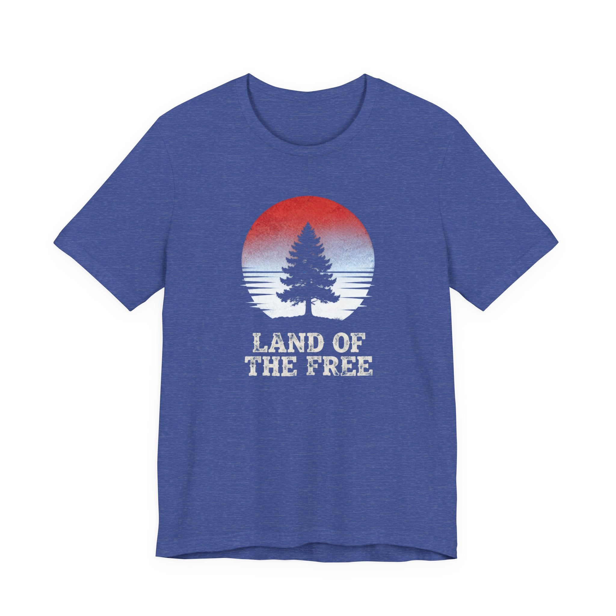 Land of the Free tree graphic Tee | Patriotic shirt