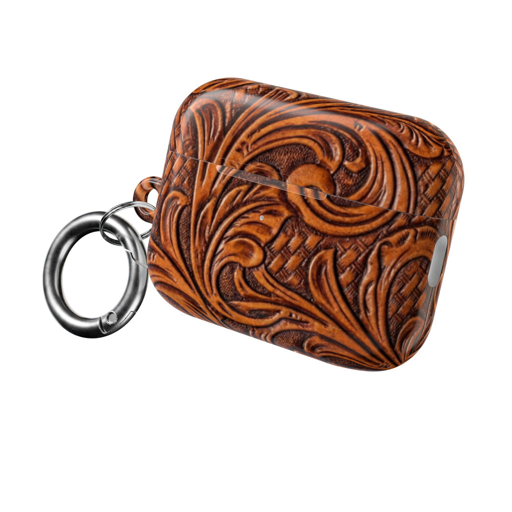 Tooled Leather Inspired AirPod Case
