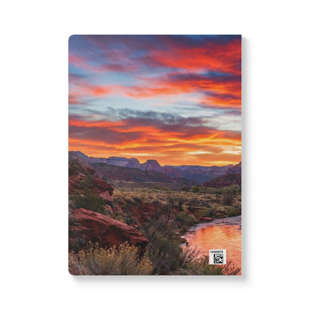 Zion National Park Inspired Sunset Journal