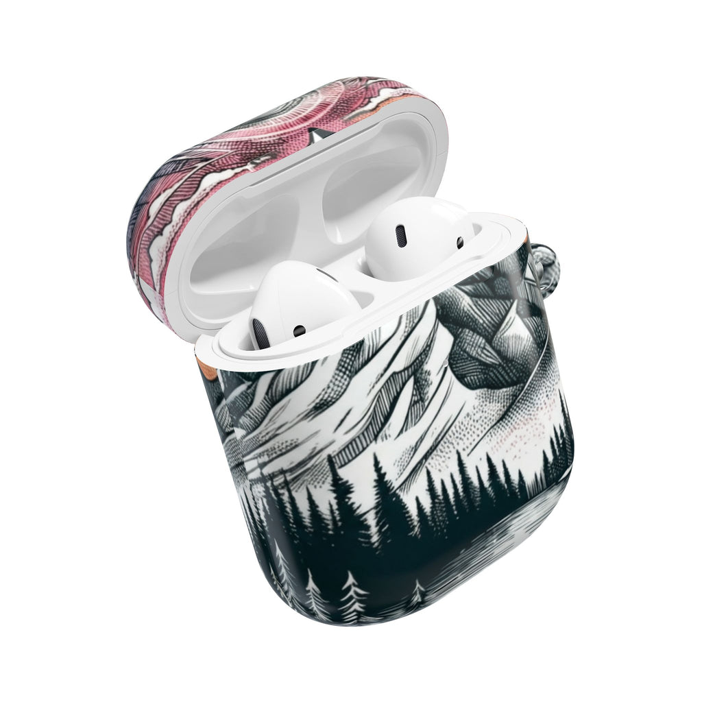Sunset Mountain Landscape AirPod Case