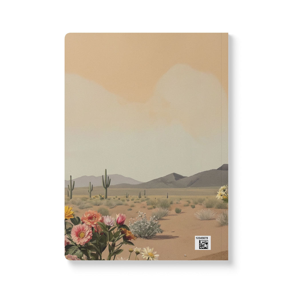 Desert Cactus Boots Illustration Journal | Softcover Notebook
