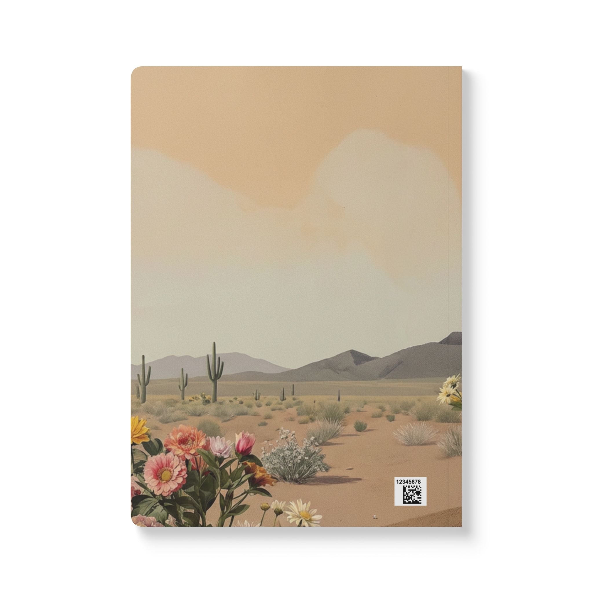 Desert Cactus Boots Illustration Journal | Softcover Notebook