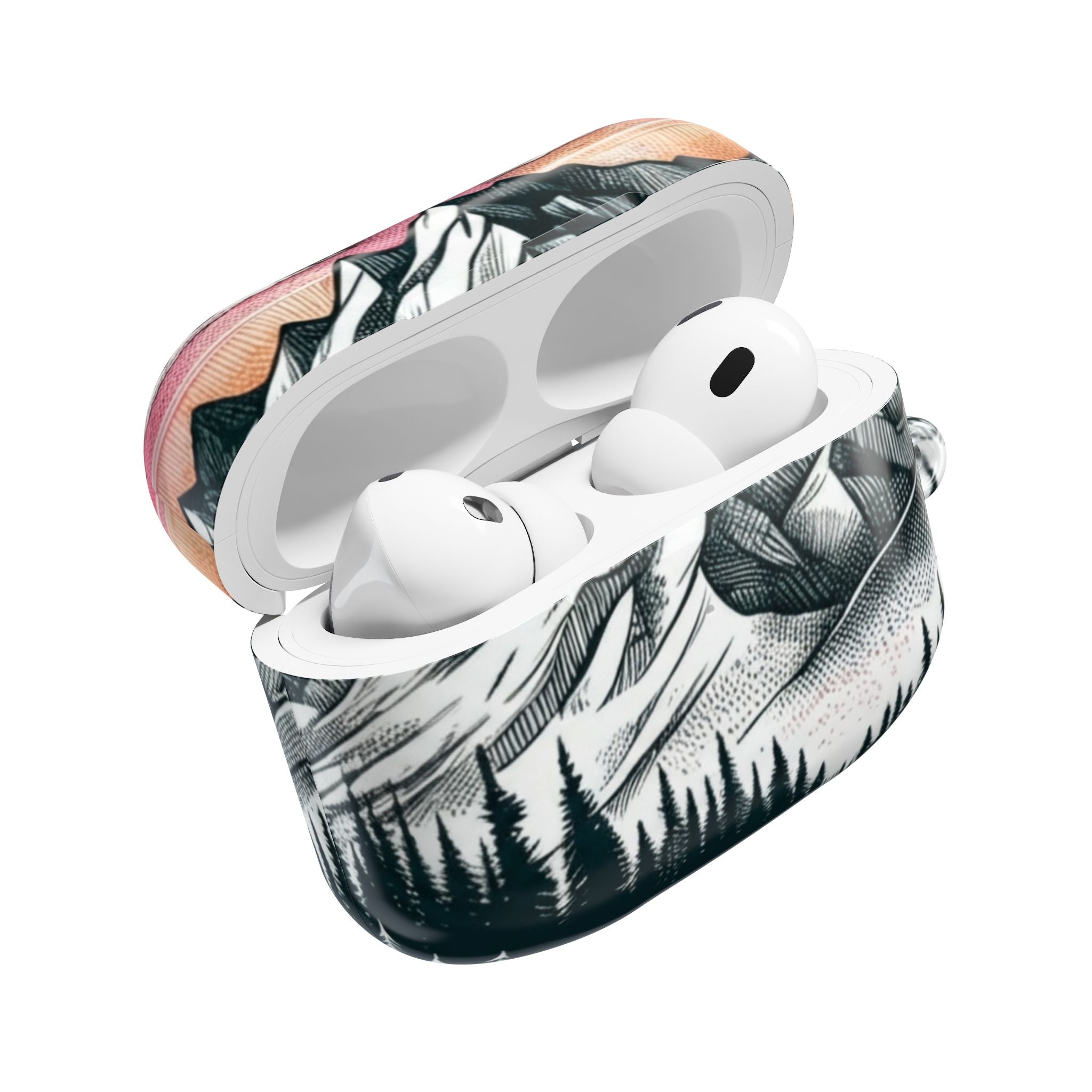 Sunset Mountain Landscape AirPod Case