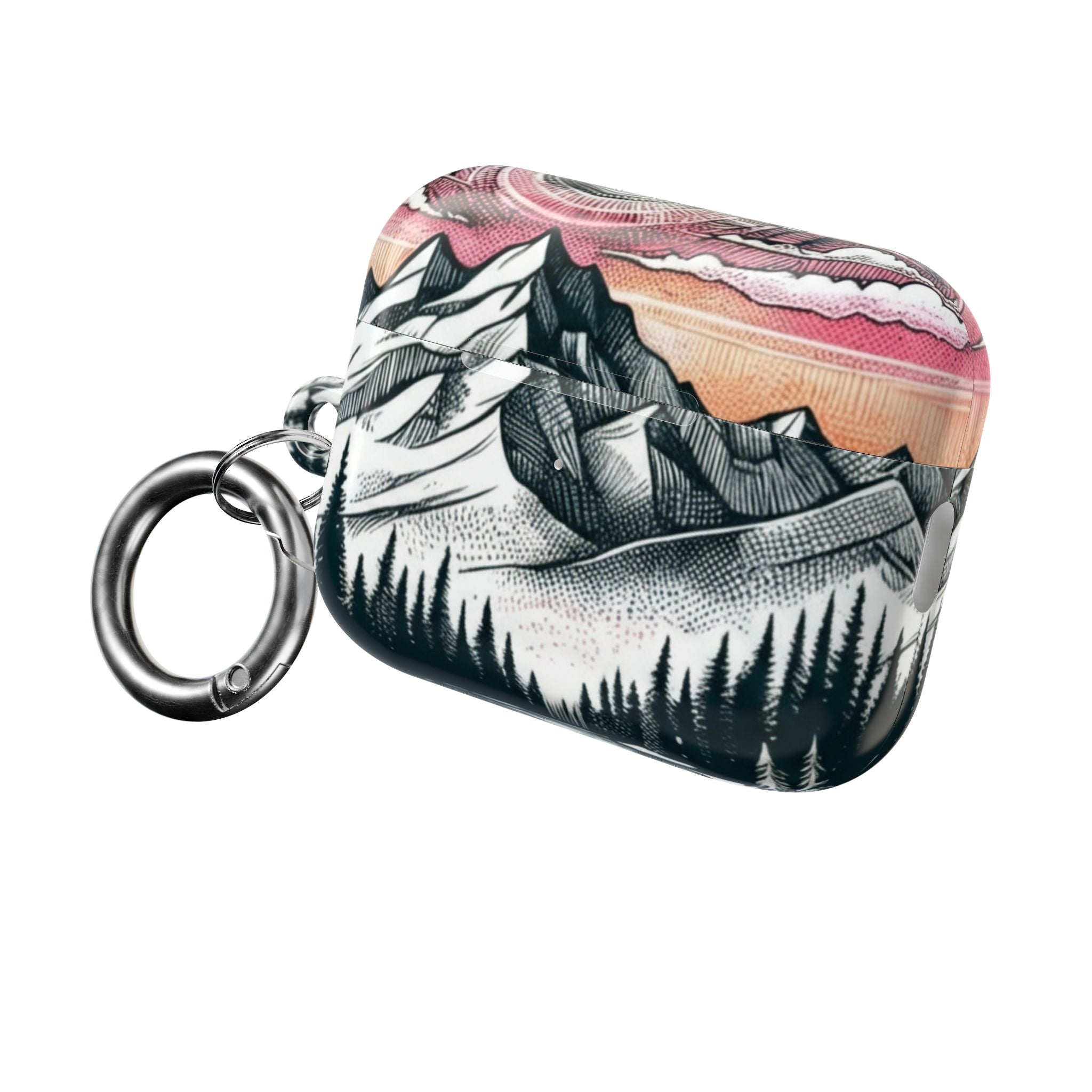 Sunset Mountain Landscape AirPod Case