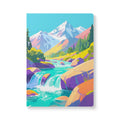 Mountain River Illustration Journal | Softcover Notebook