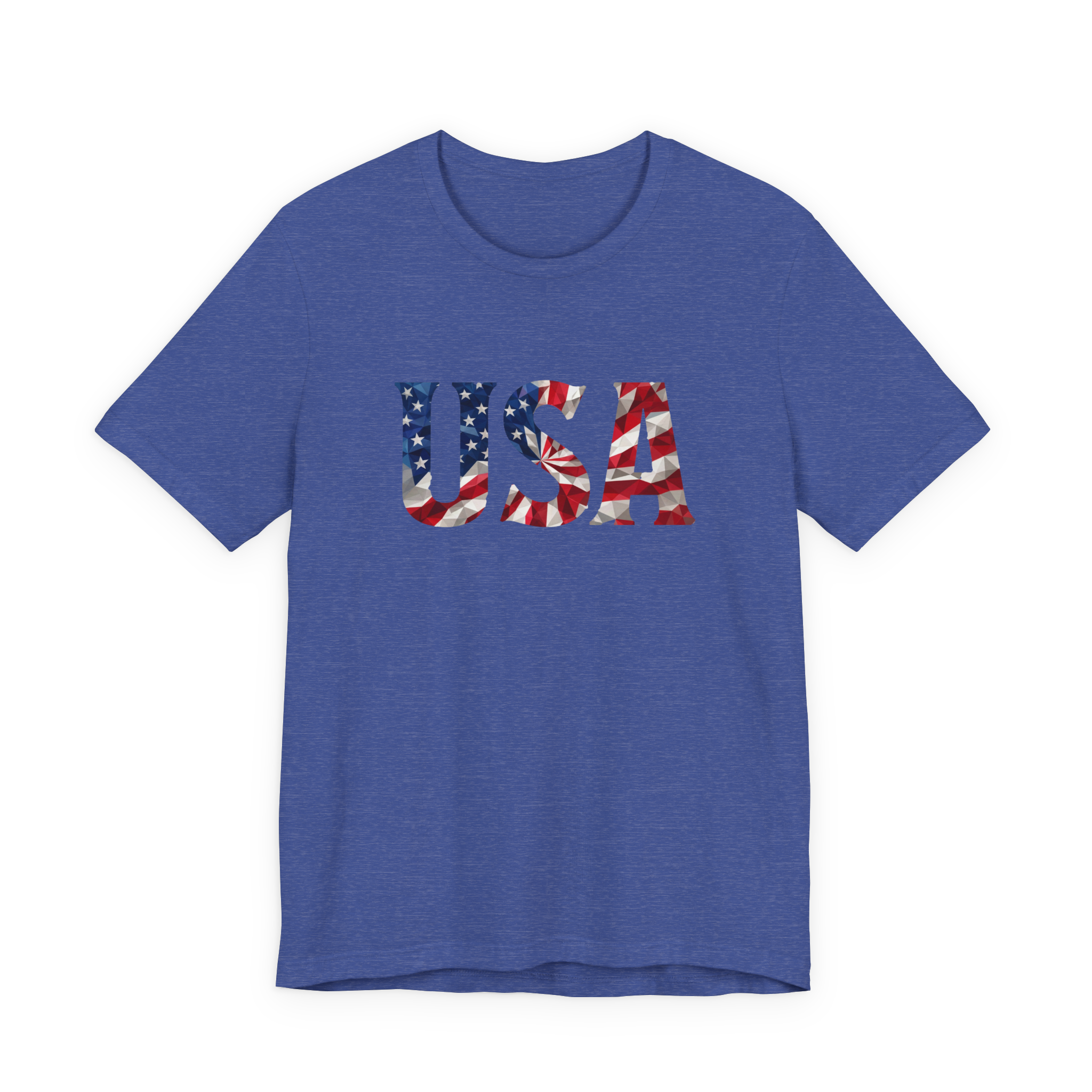 USA Flag Graphic Tee - Patriotic Fourth of July T-Shirt