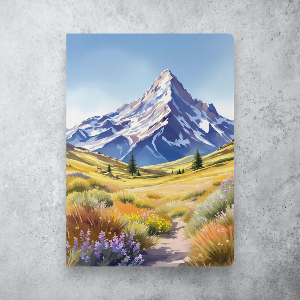 Mountain Meadow Illustration Journal | Softcover Notebook