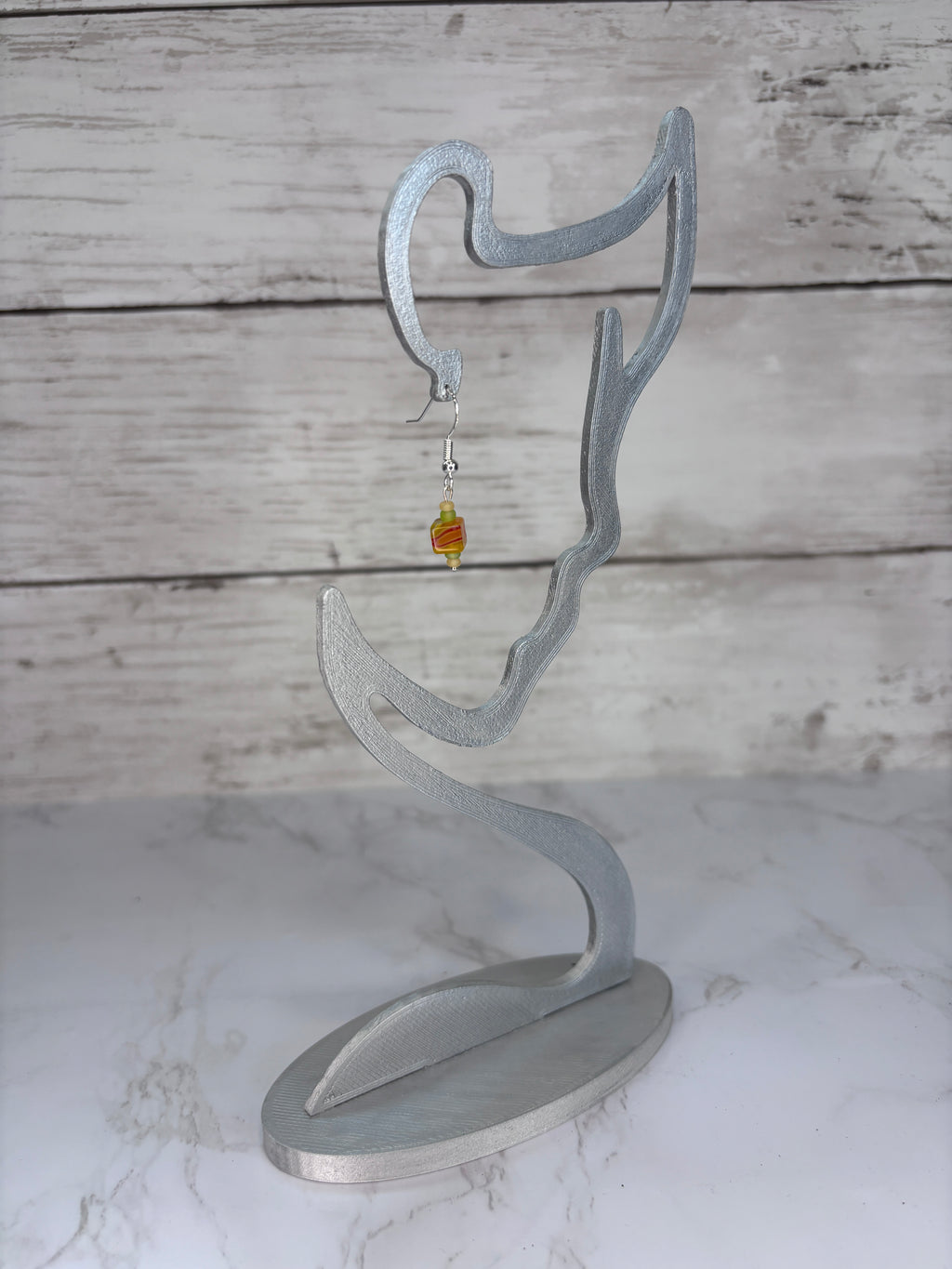 Spring Garden Glass Bead Earrings | Handmade Sterling Silver